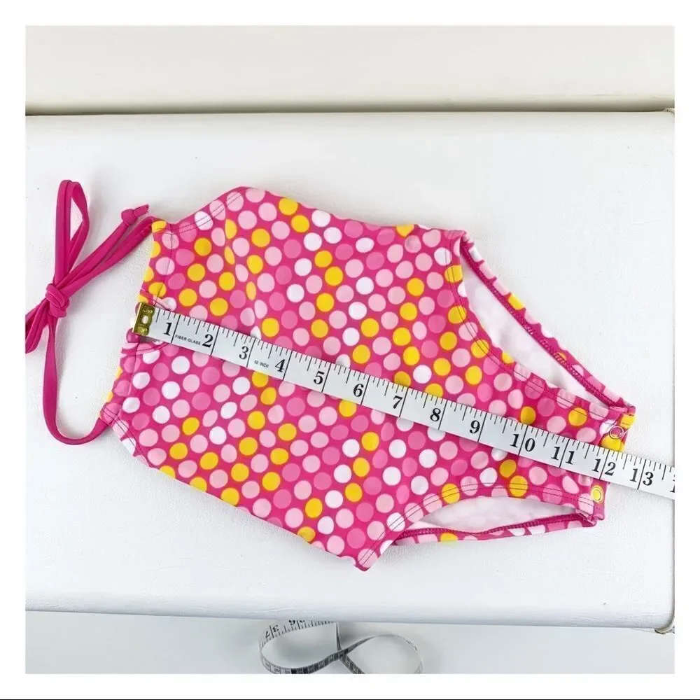 Baby Girl One-Piece Pink Spotted Bathing Suit‎